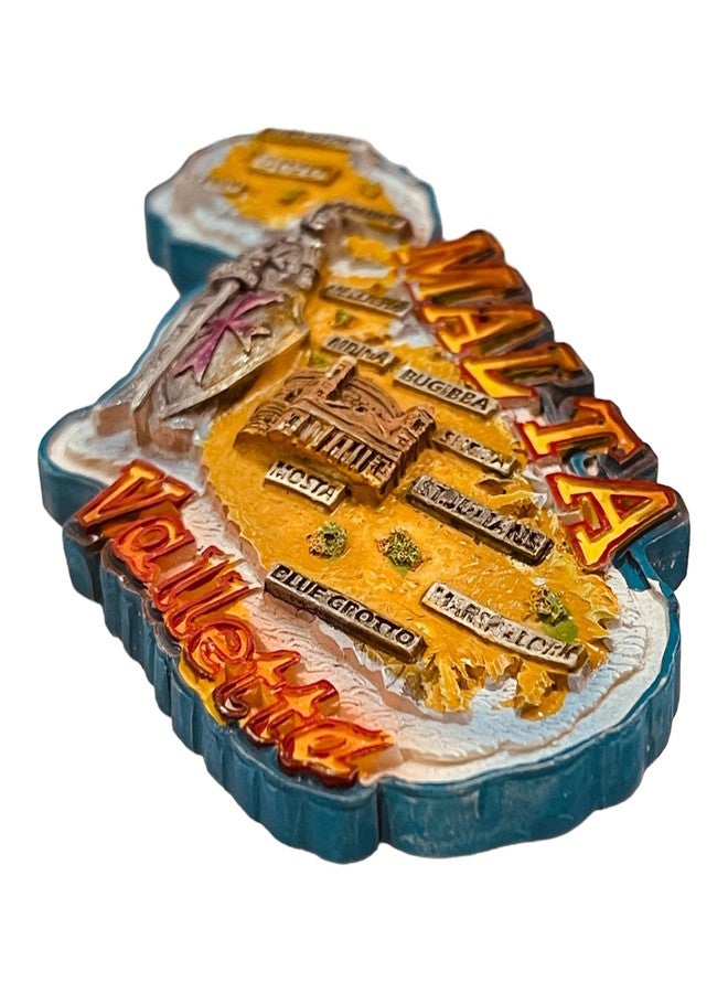 Moira Malta 3D Resin Magnet for Fridge Decoration Travel Souvenir - Image 5